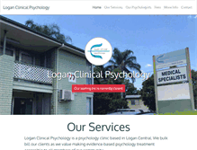 Tablet Screenshot of loganclinicalpsychology.com